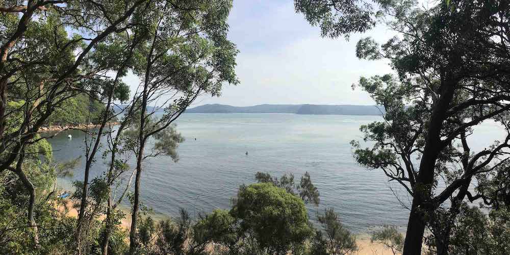View over Lobster Beach in Bouddi National Park